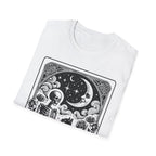 Childless Cat Lady Tarot Vintage Moon T-Shirt