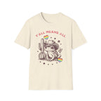 Y'all Means All Frog Distress T-Shirt