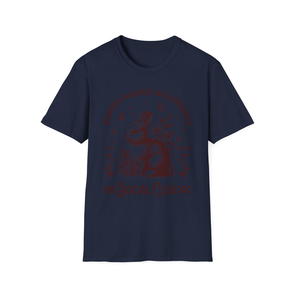 Bunnies Against Billionaires Social T-Shirt