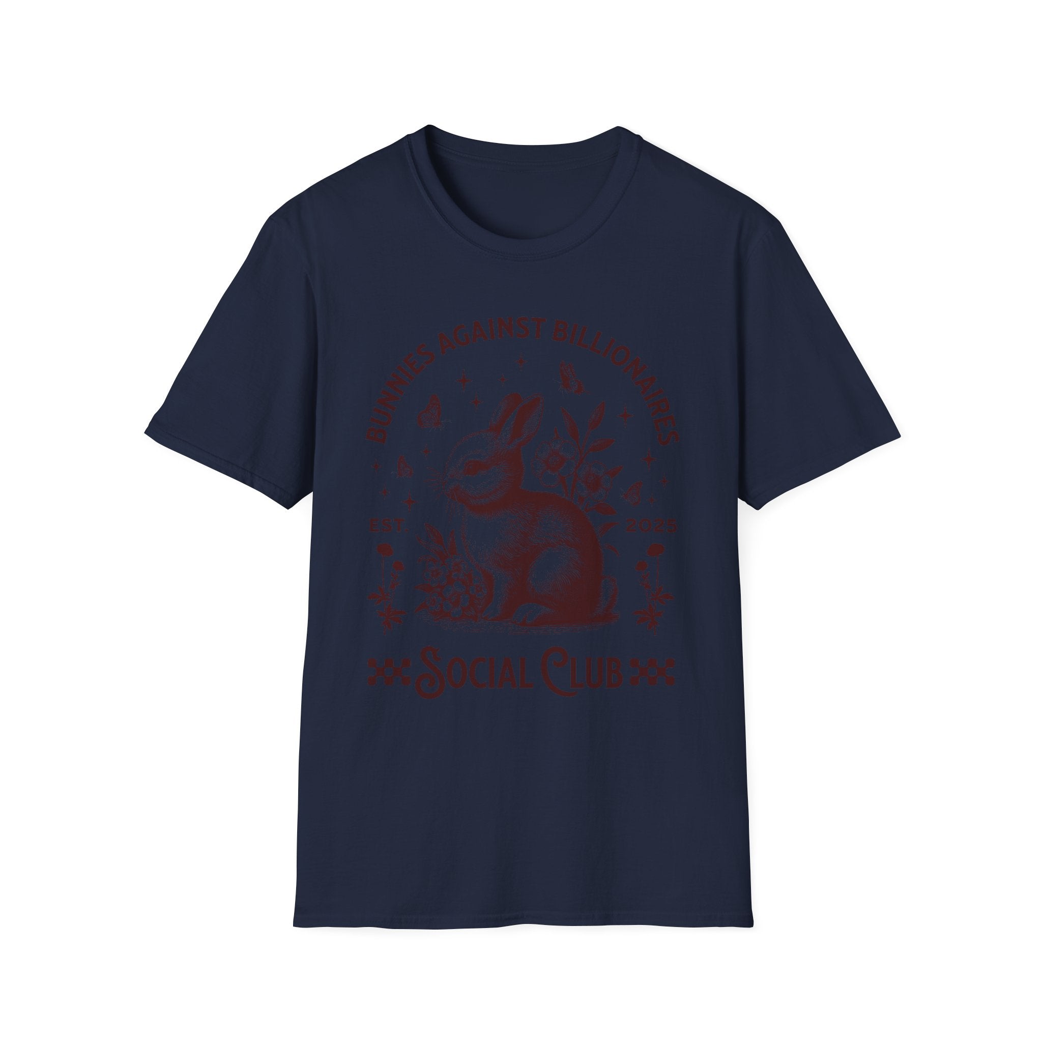 Bunnies Against Billionaires Social T-Shirt
