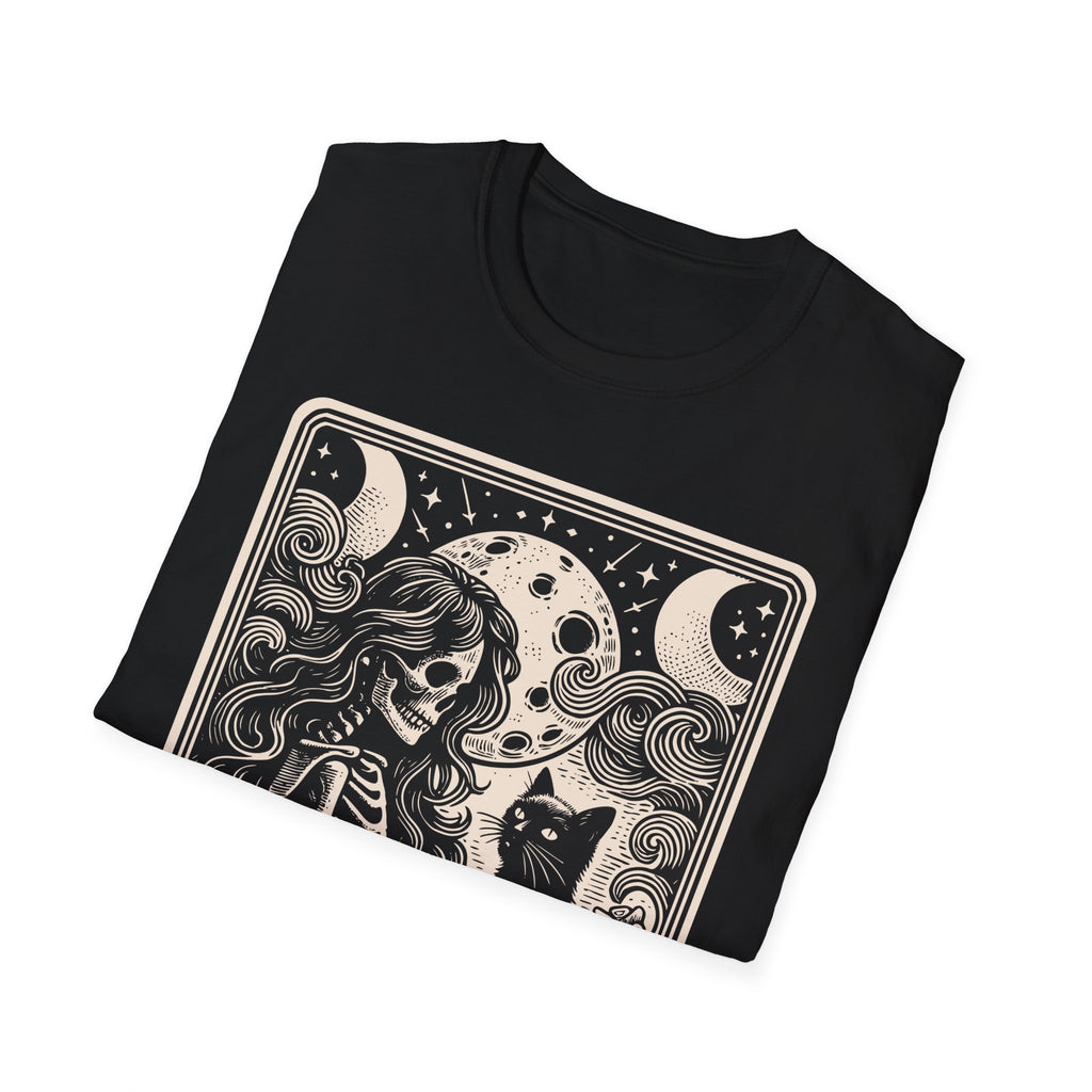 Childless Cat Lady Tarot Moon T-Shirt