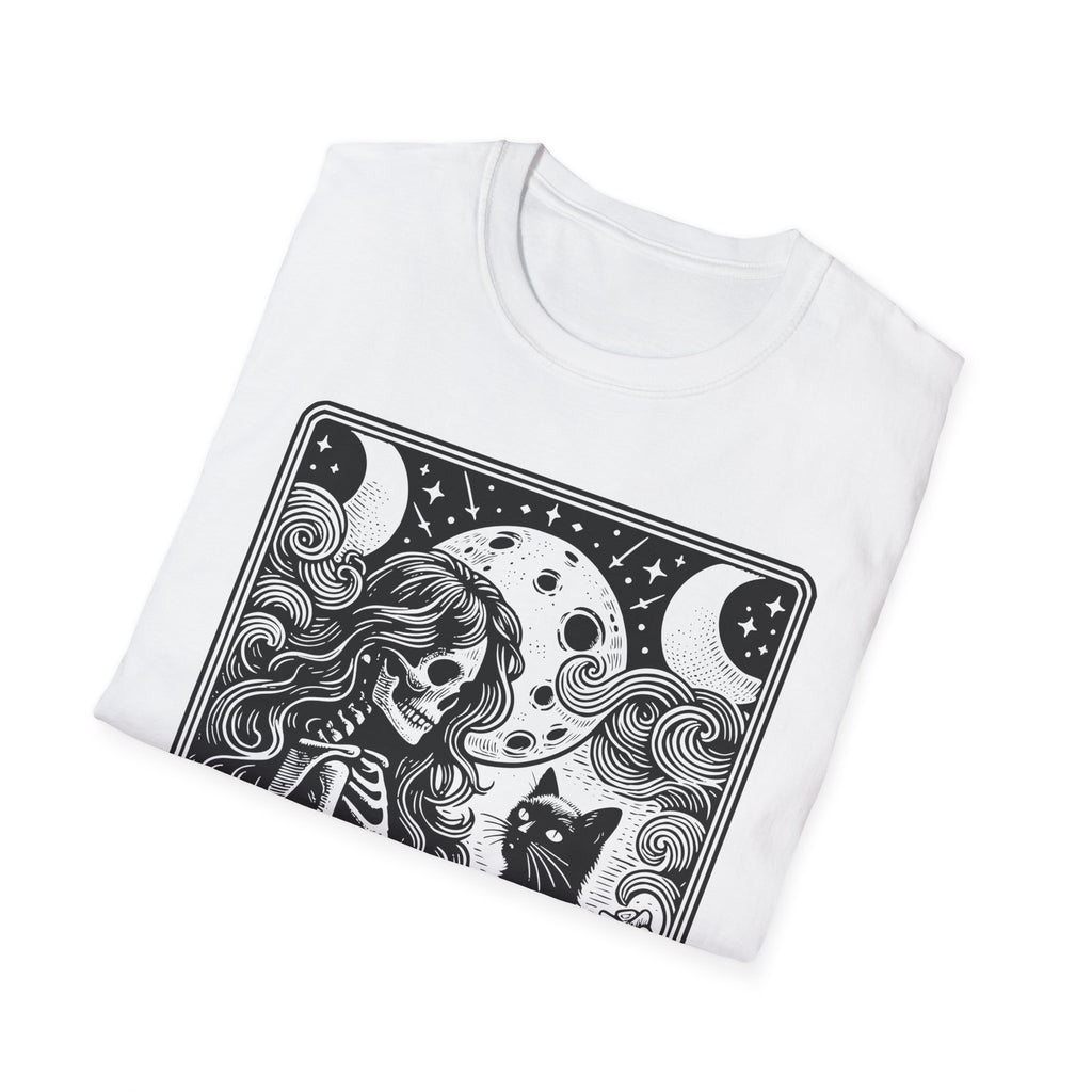 Childless Cat Lady Tarot Moon T-Shirt