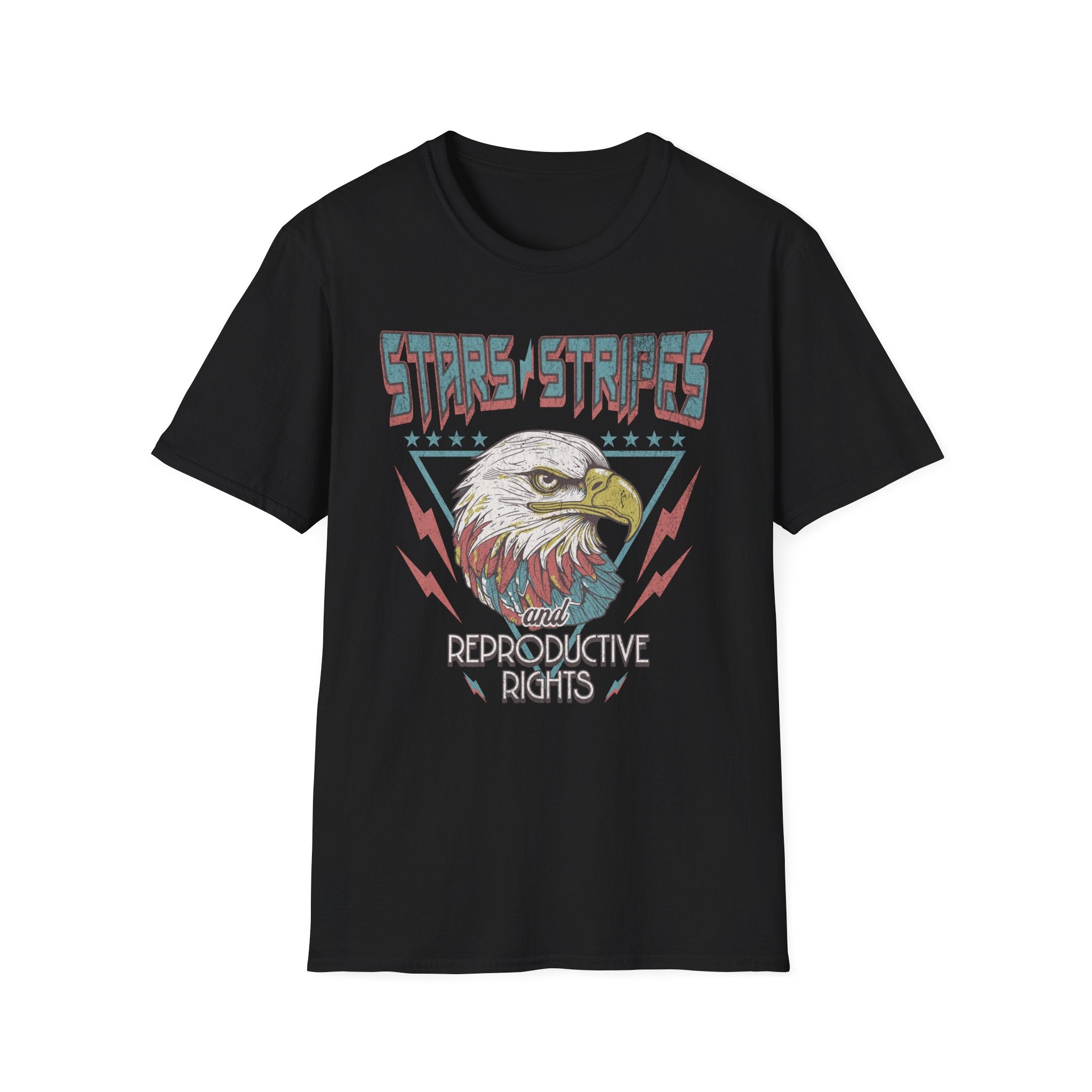Stars Stripes Reproductive Rights Eagle T-Shirt