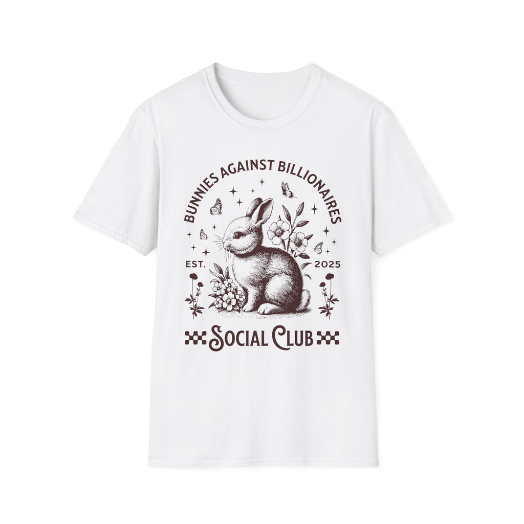 Bunnies Against Billionaires Social T-Shirt