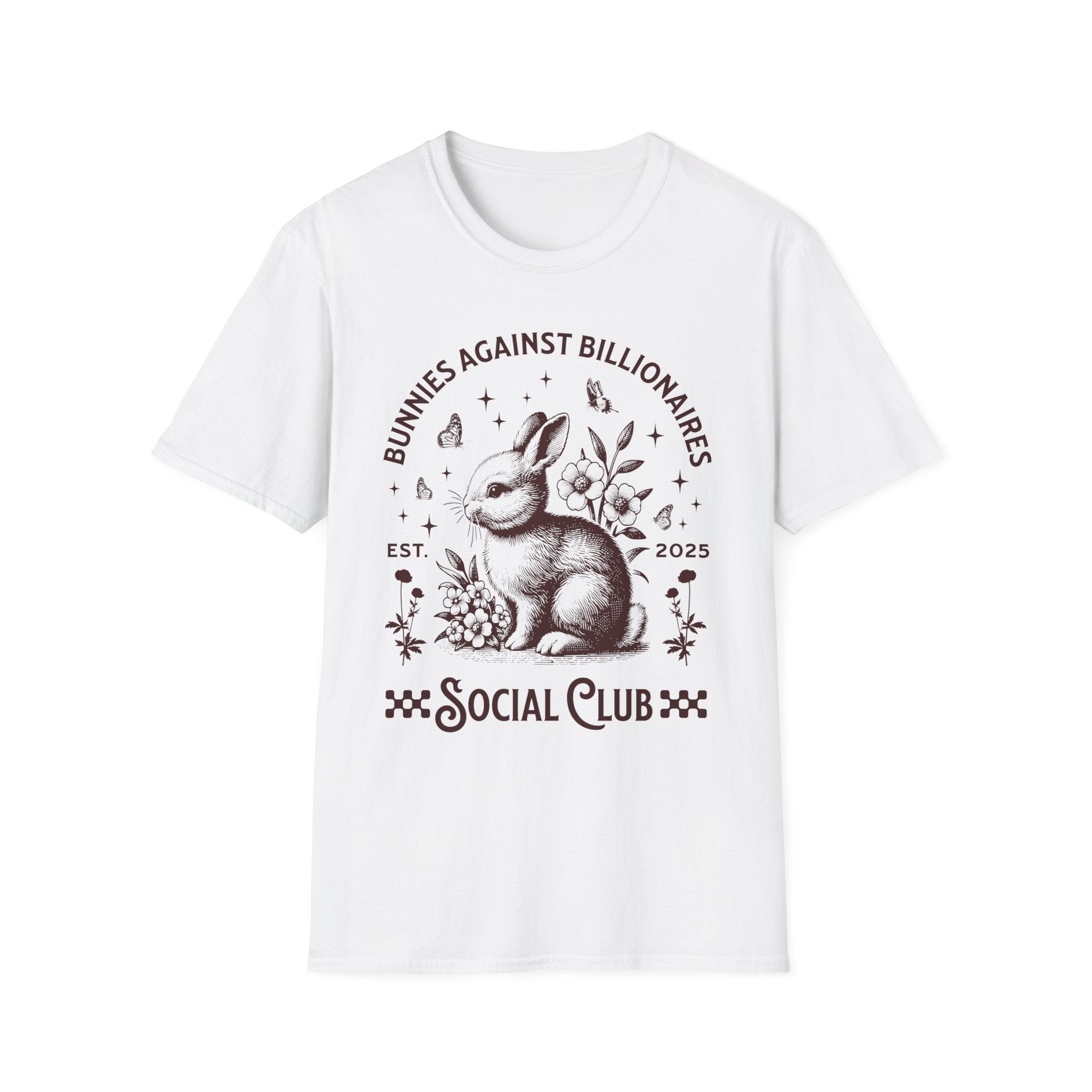 Bunnies Against Billionaires Social T-Shirt