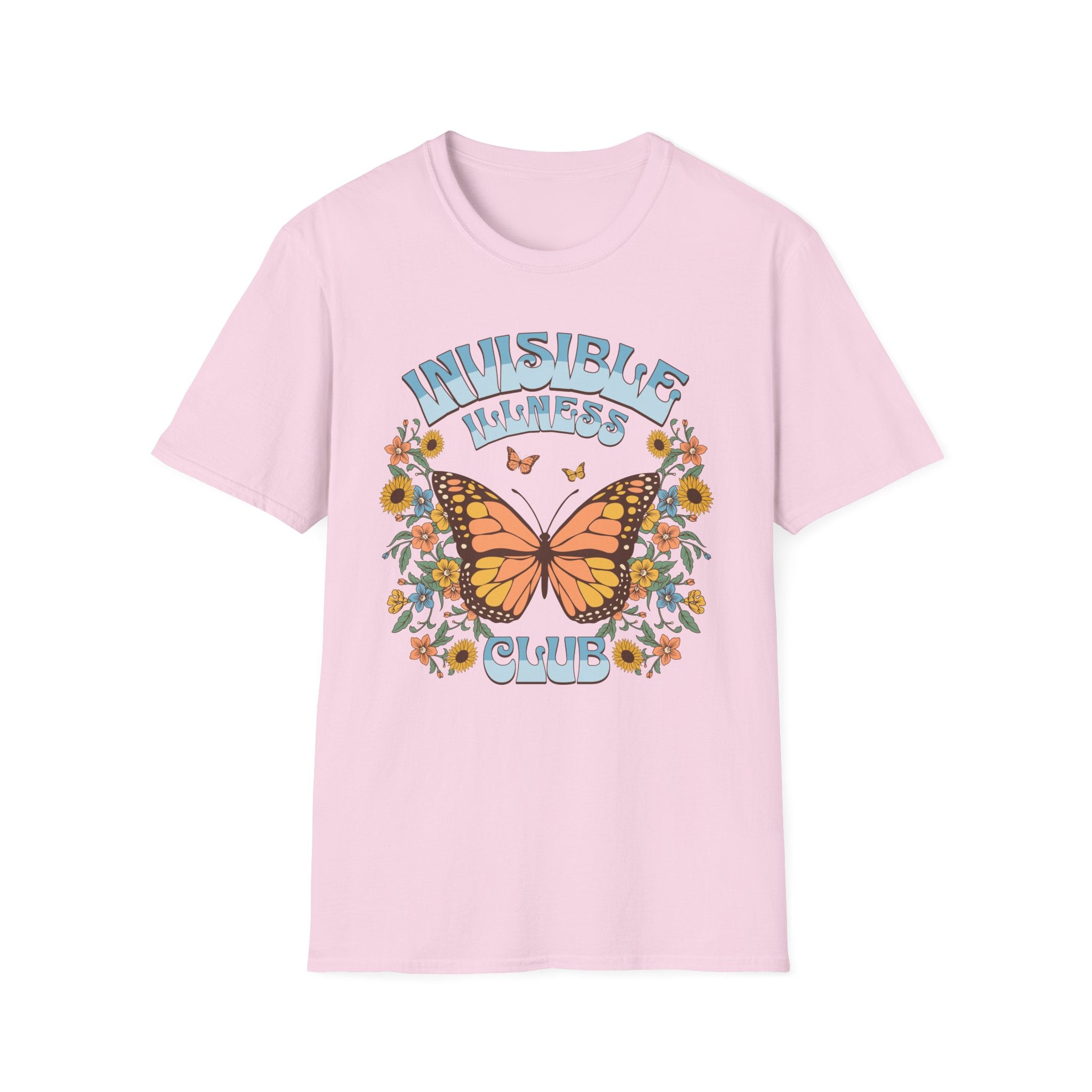 Invisible Illness Club Butterfly T-Shirt