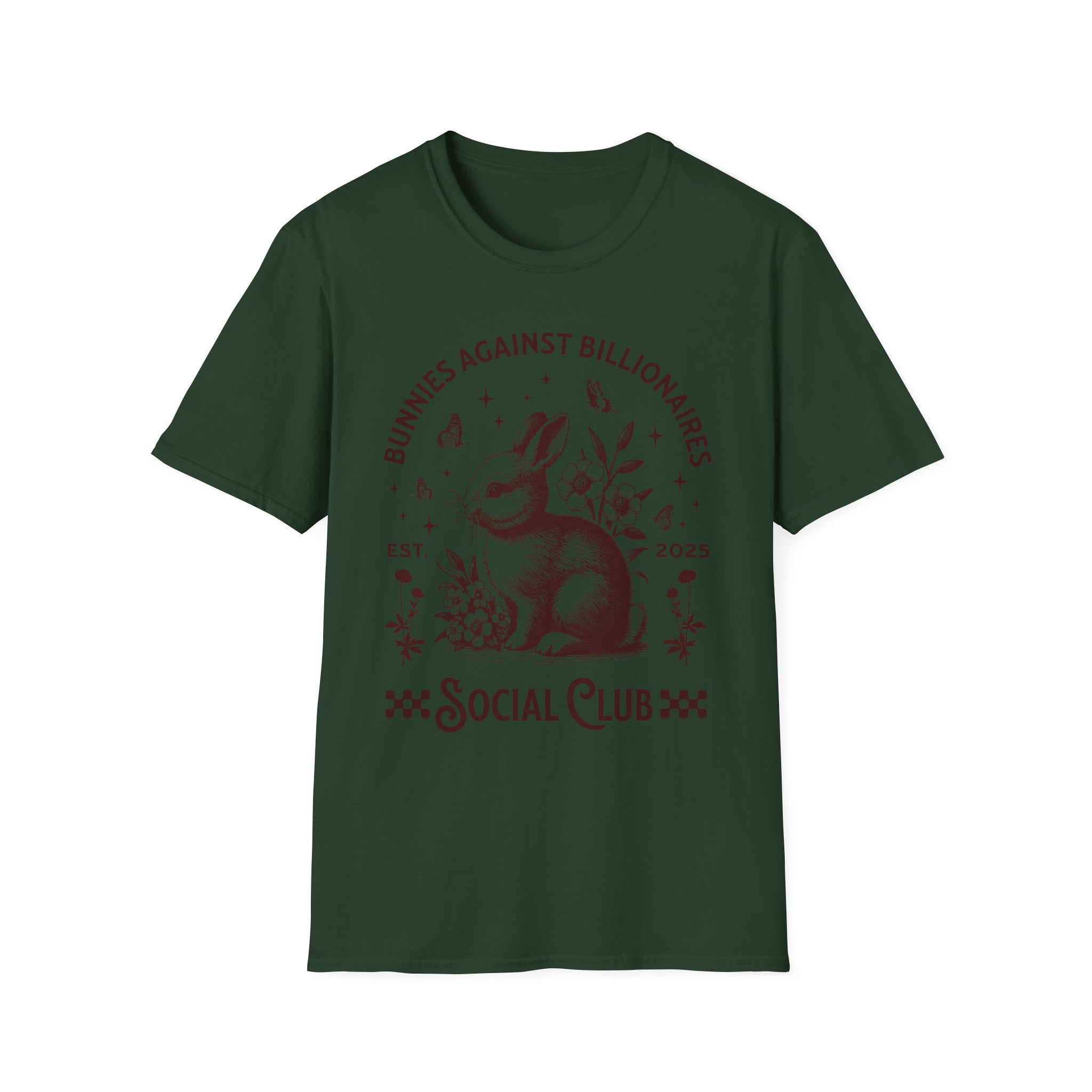 Bunnies Against Billionaires Social T-Shirt