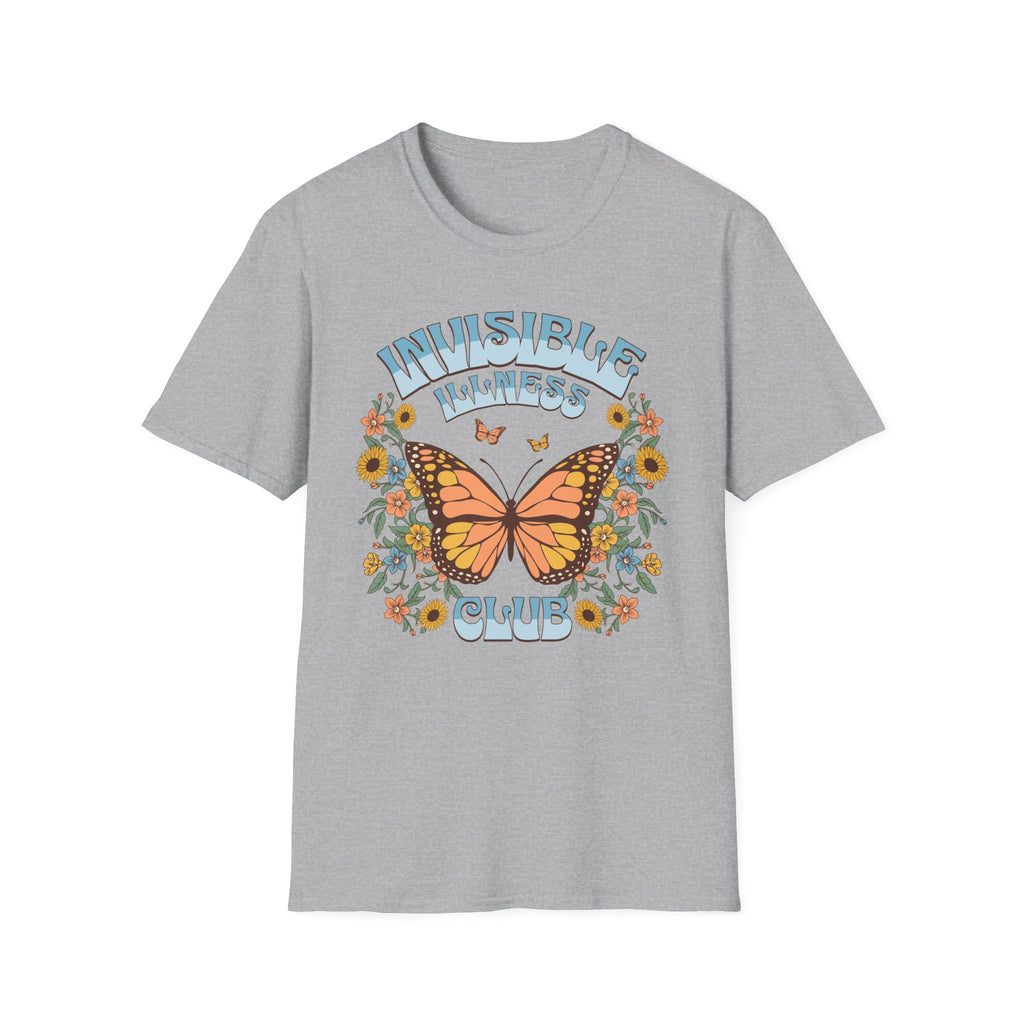 Invisible Illness Club Butterfly T-Shirt