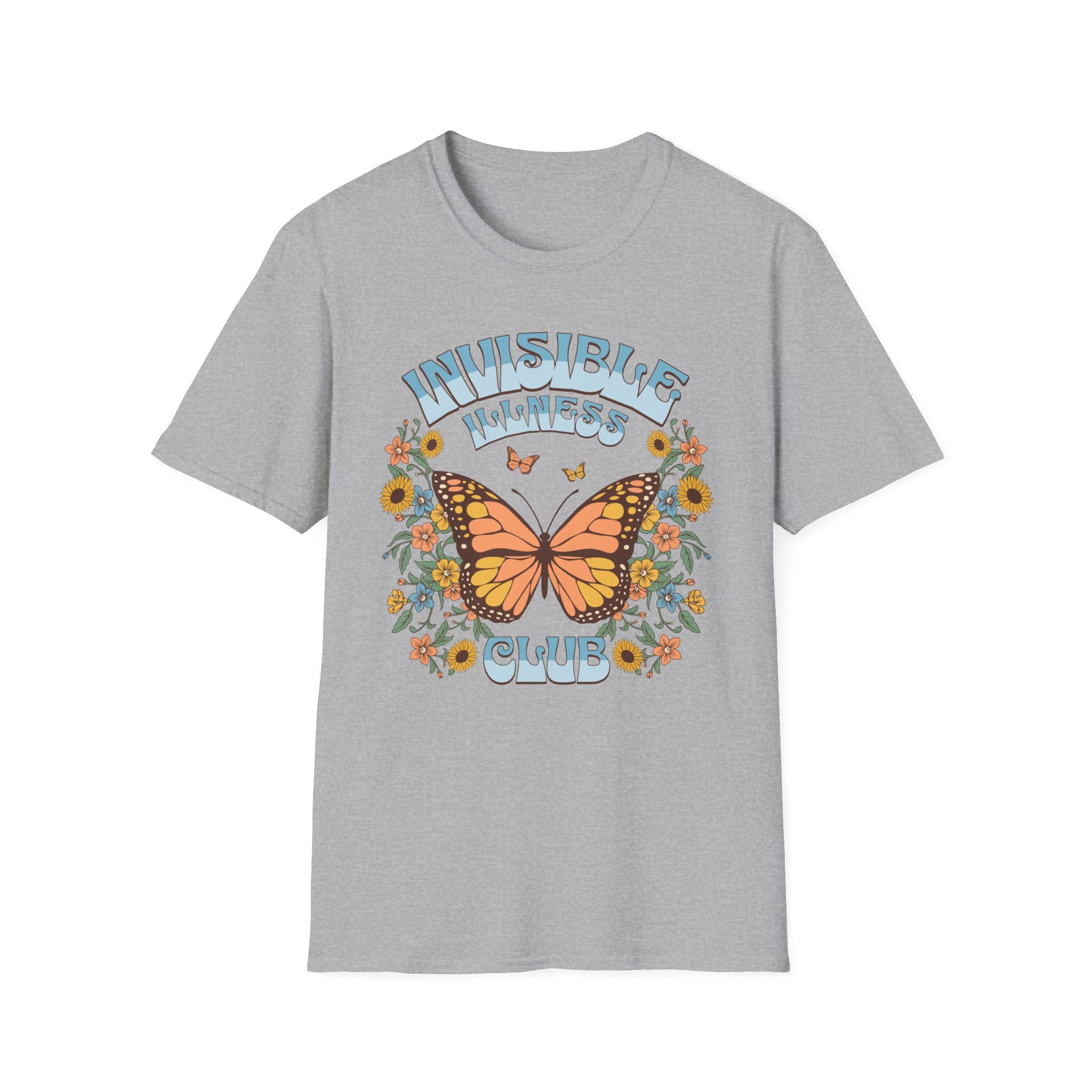 Invisible Illness Club Butterfly T-Shirt