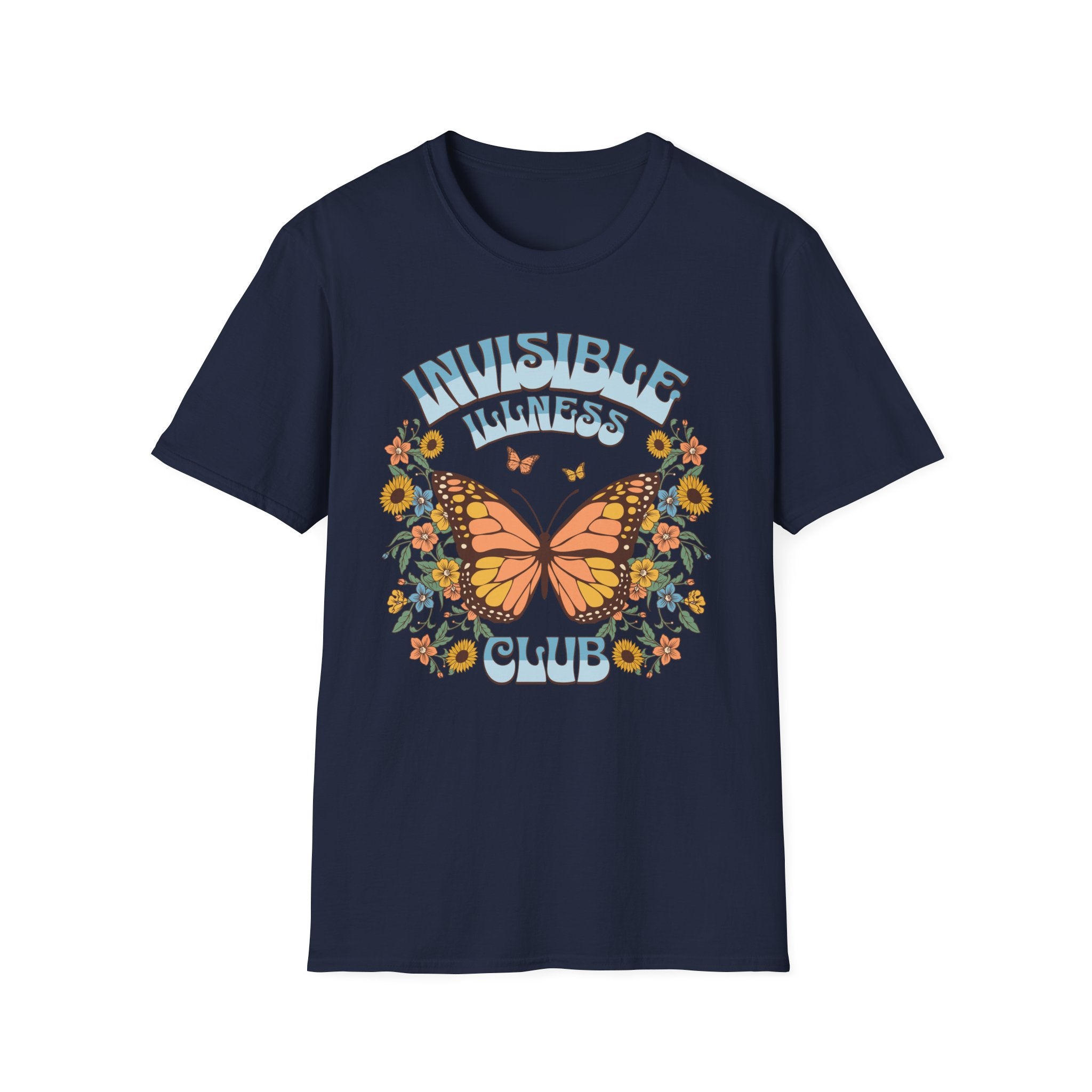 Invisible Illness Club Butterfly T-Shirt
