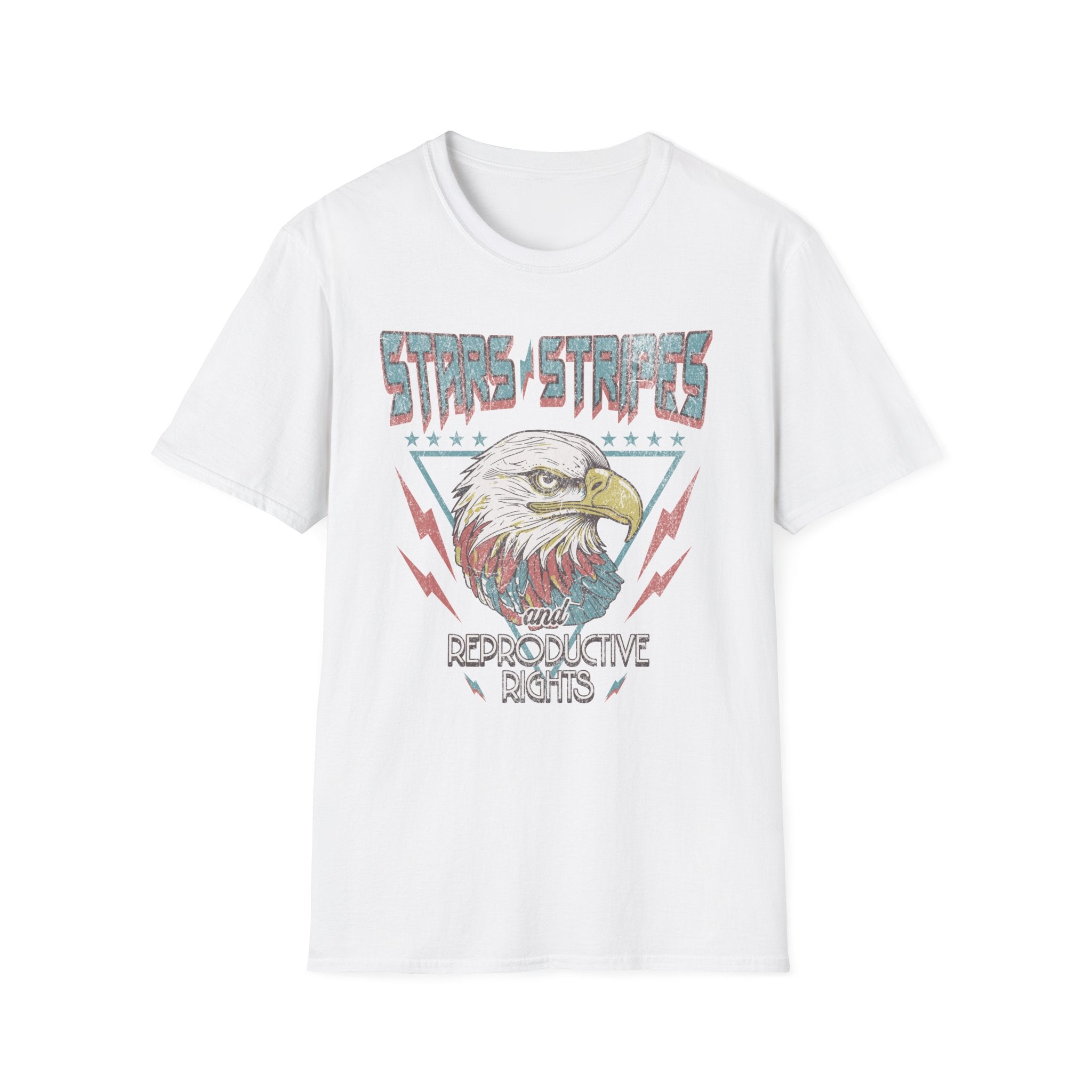 Stars Stripes Reproductive Rights Eagle T-Shirt