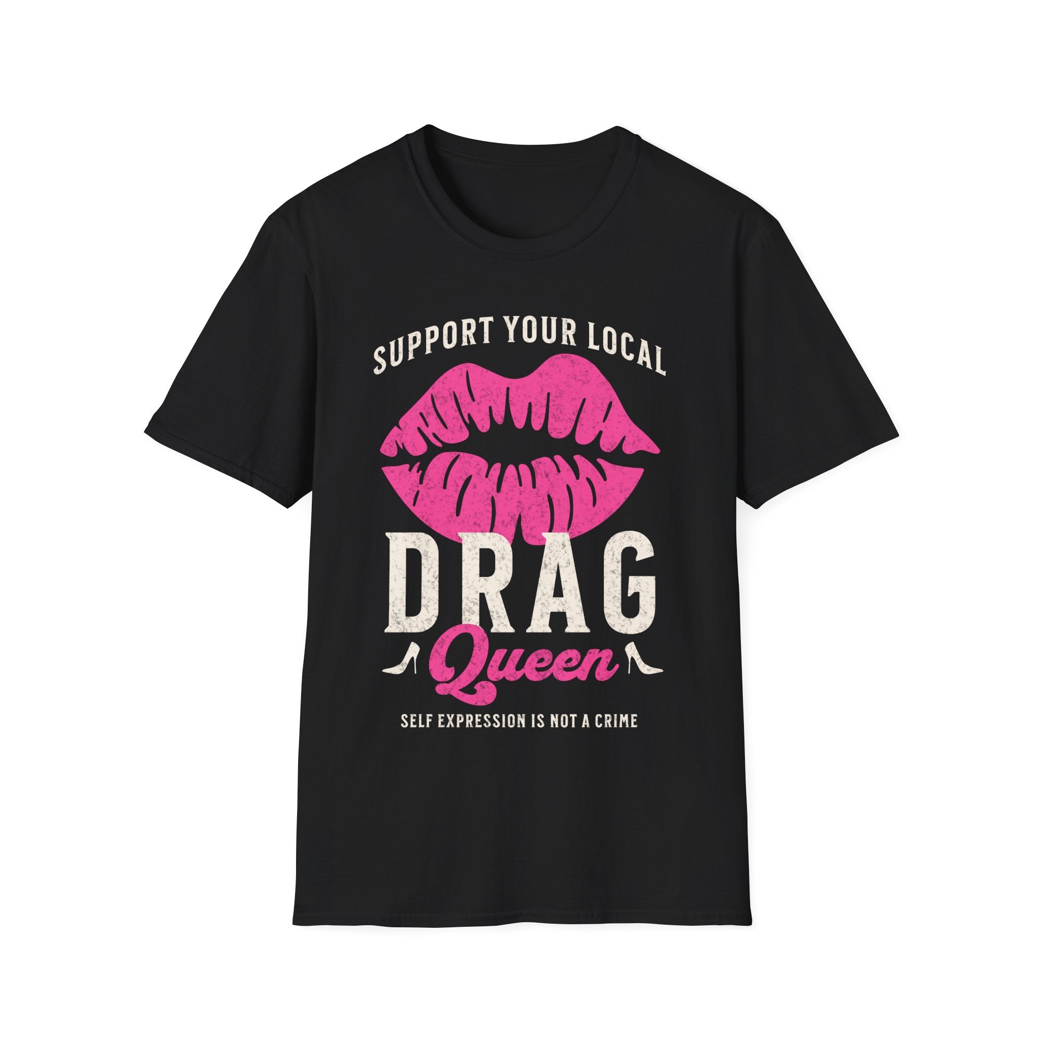 Support Your Local Drag Queen Lips T-Shirt