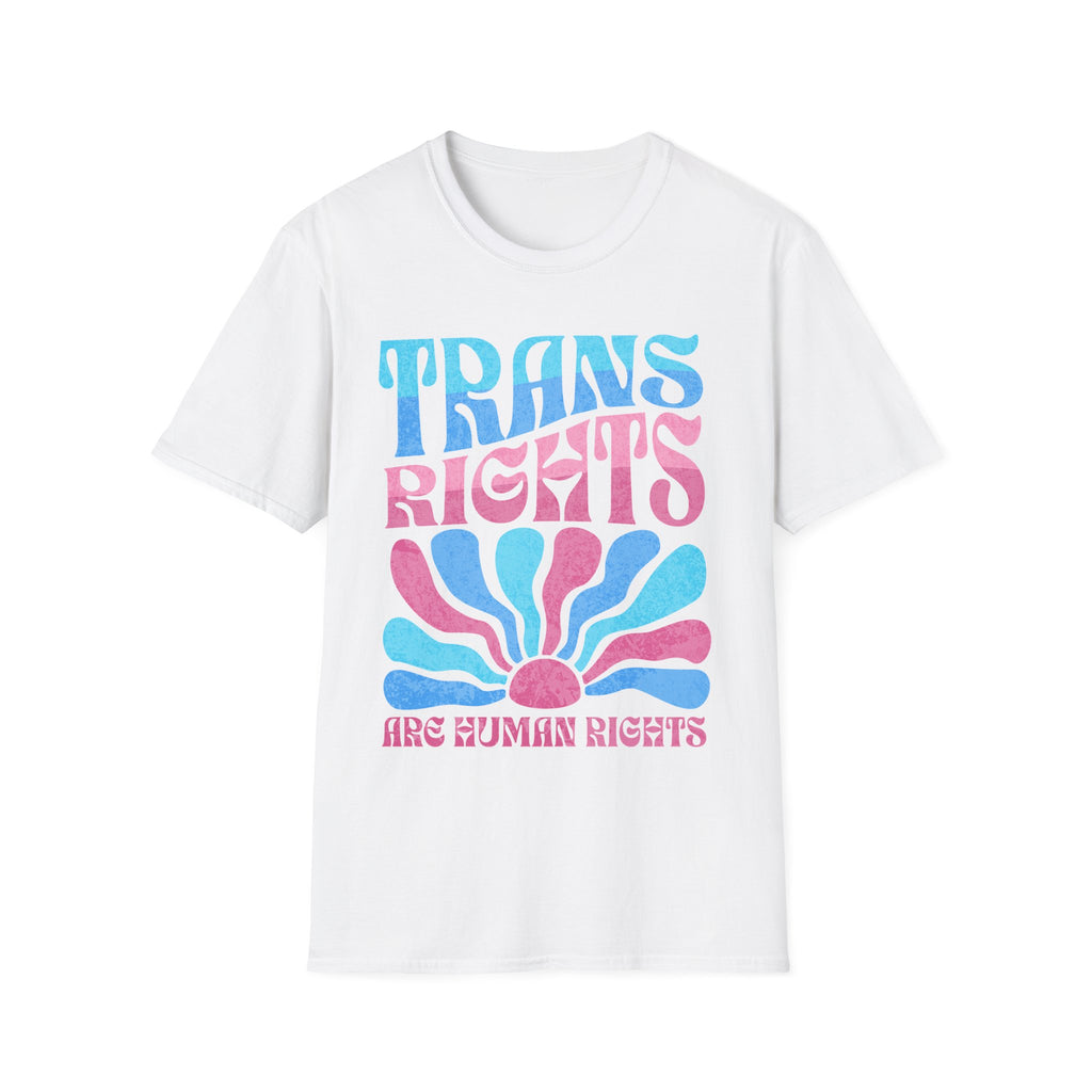 Trans Rights Human Rights Boho T-Shirt