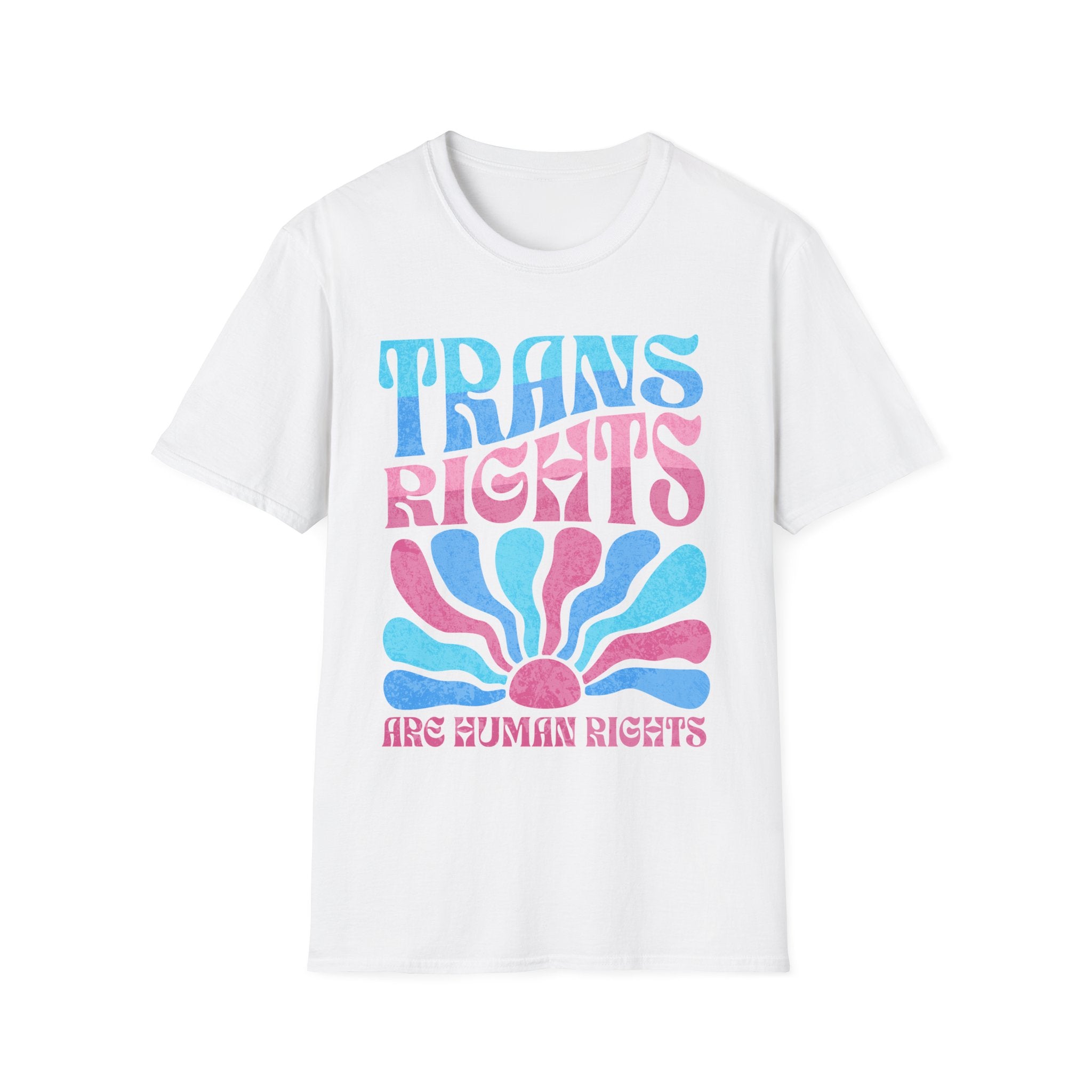 Trans Rights Human Rights Boho T-Shirt