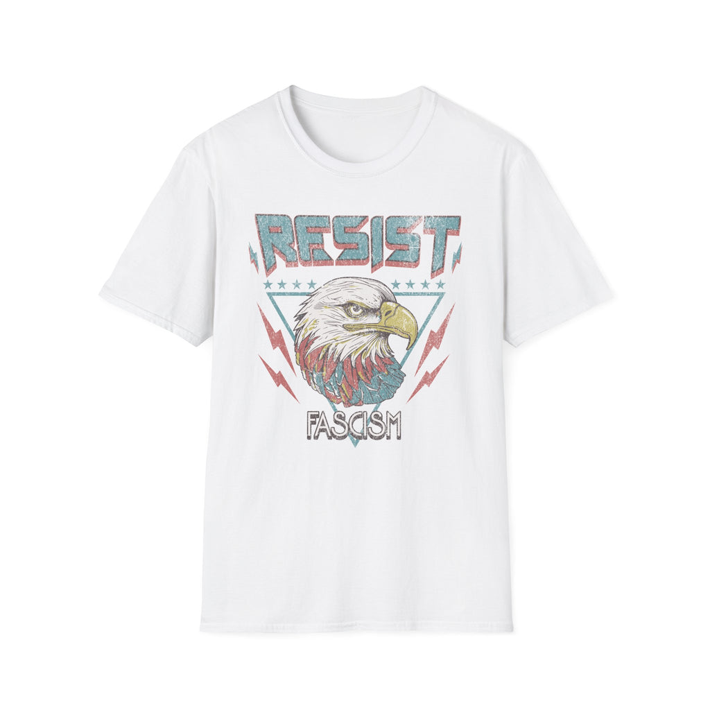 Resist Fascism Vintage Eagle T-Shirt