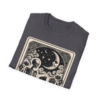 Childless Cat Lady Tarot Vintage Moon T-Shirt