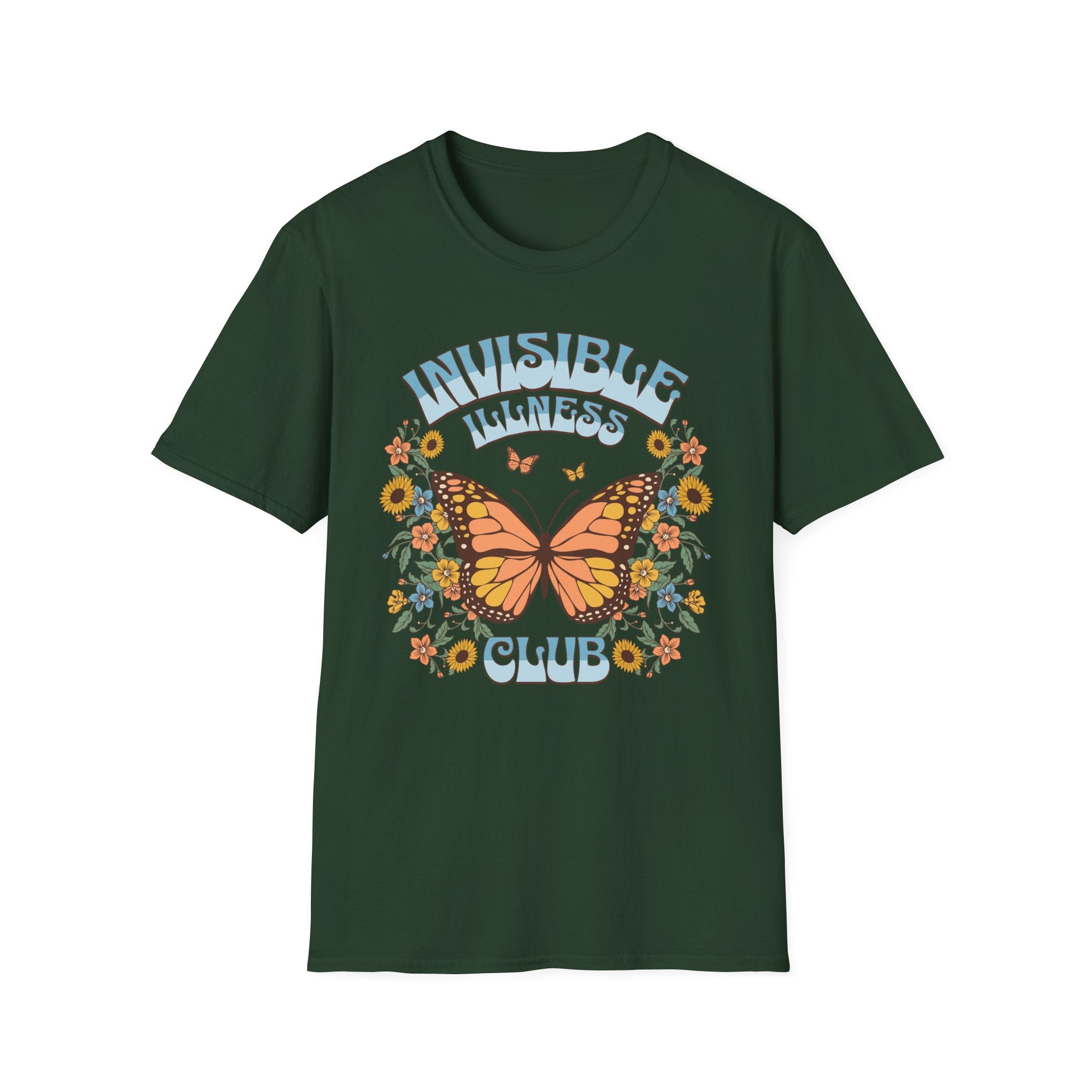 Invisible Illness Club Butterfly T-Shirt