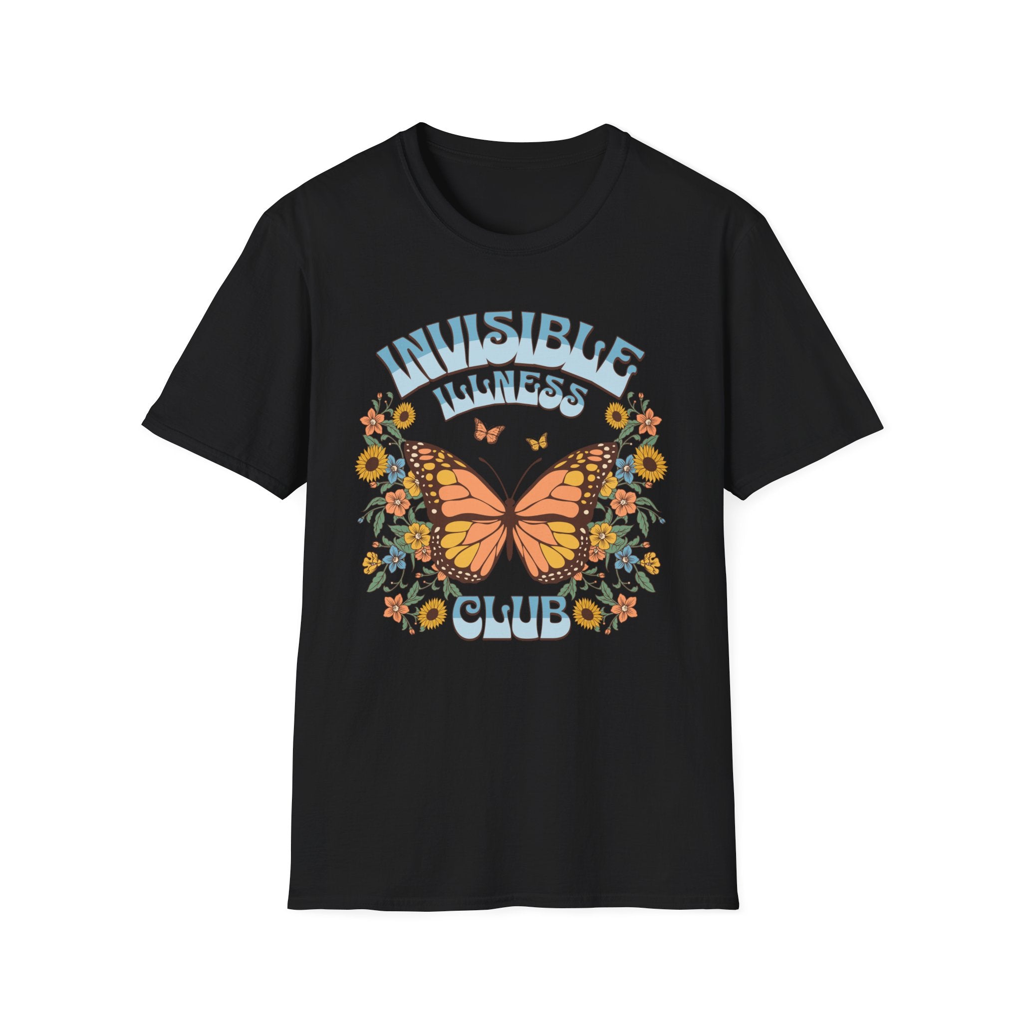 Invisible Illness Club Butterfly T-Shirt