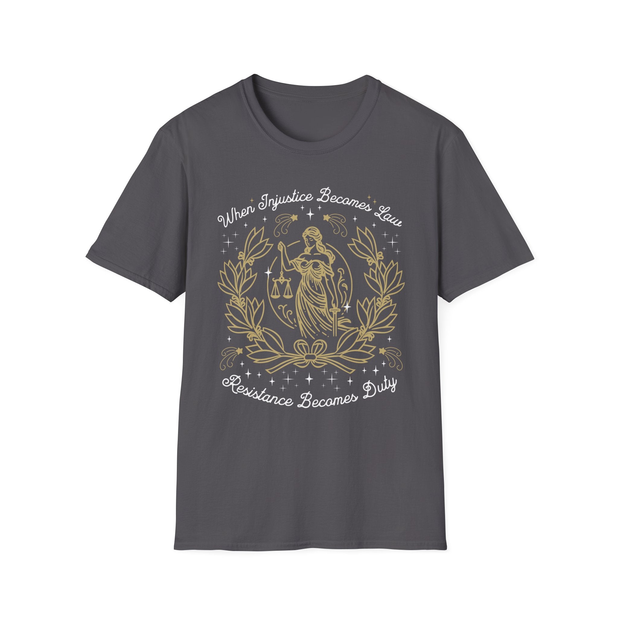 Injustice Becomes Law Vintage T-Shirt