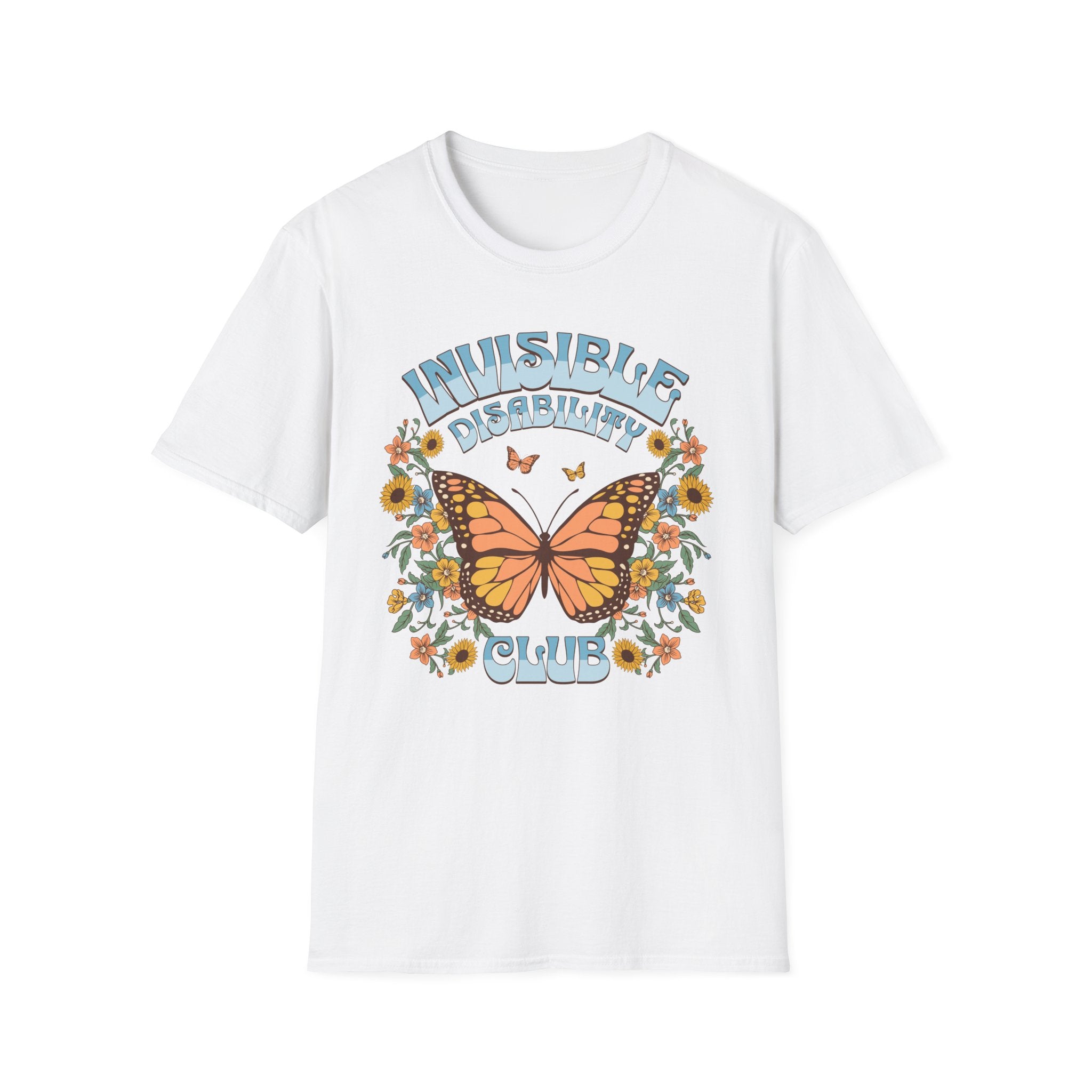 Invisible Disability Club Butterfly T-Shirt