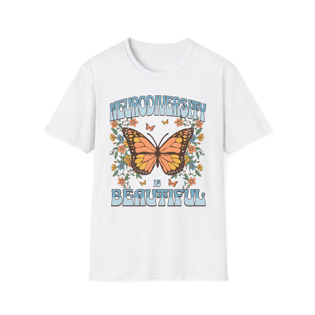 Neurodiversity is Beautiful Butterfly T-Shirt