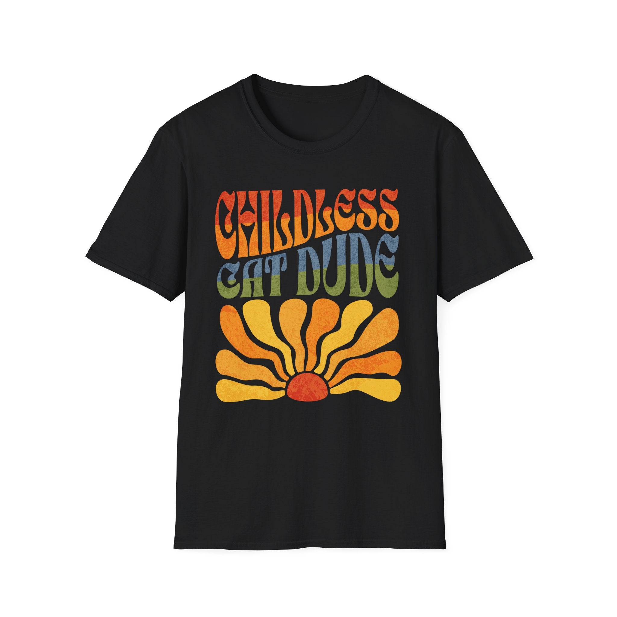 Childless Cat Dude Boho T-Shirt