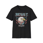 Resist Fascism Vintage Eagle T-Shirt