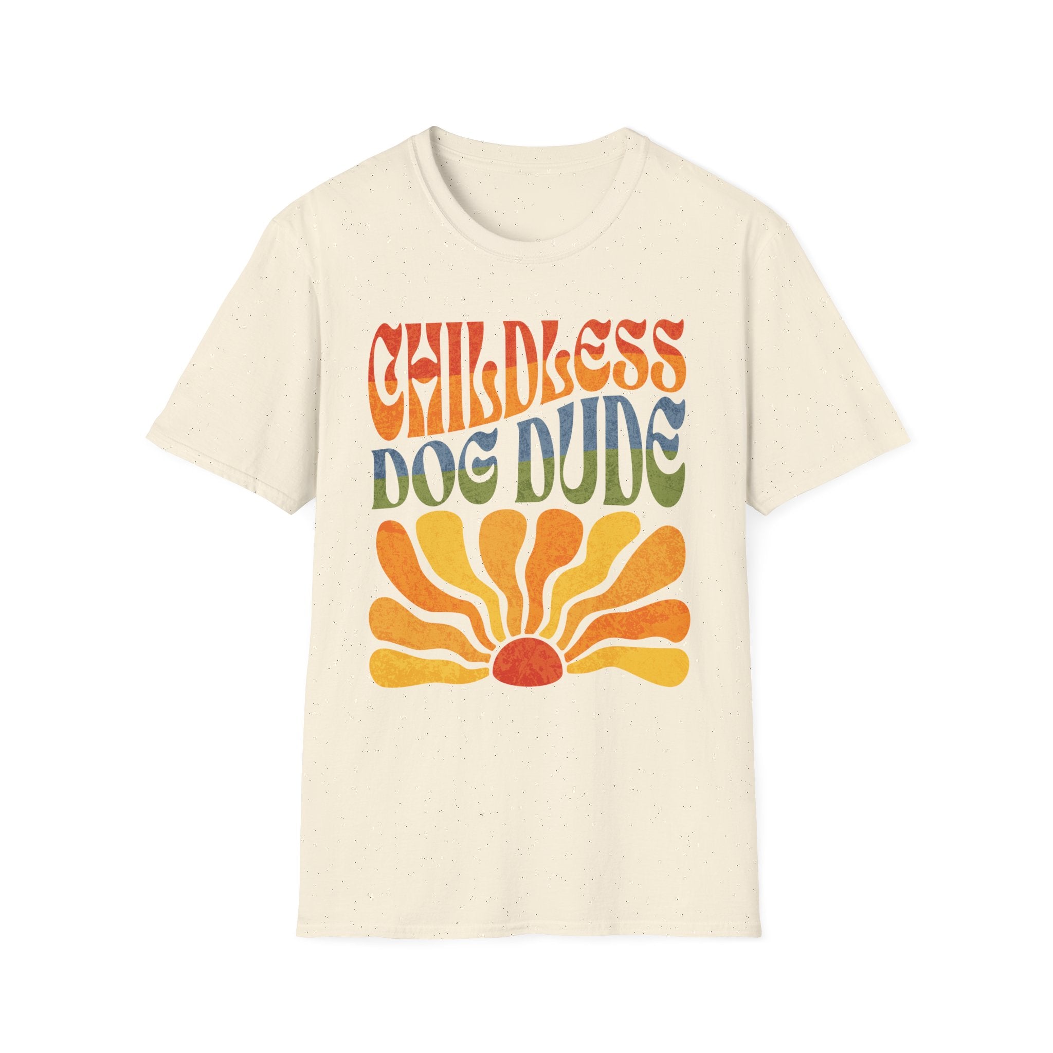 Childless Dog Dude Boho T-Shirt