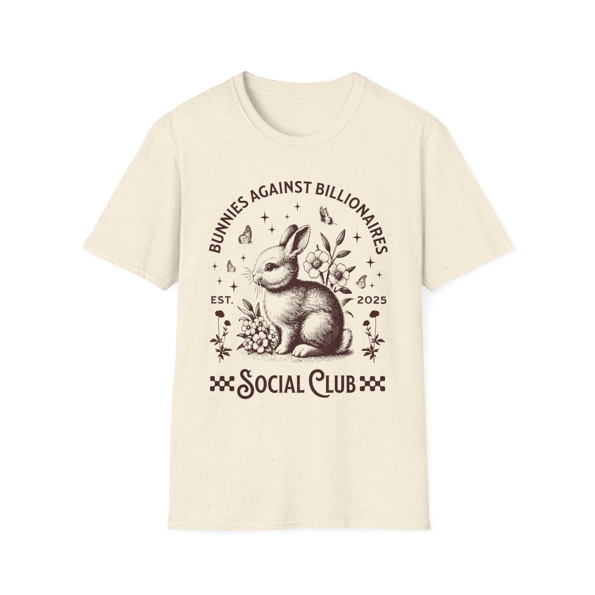 Bunnies Against Billionaires Social T-Shirt