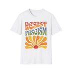 Resist Fascism Boho Rainbow T-Shirt