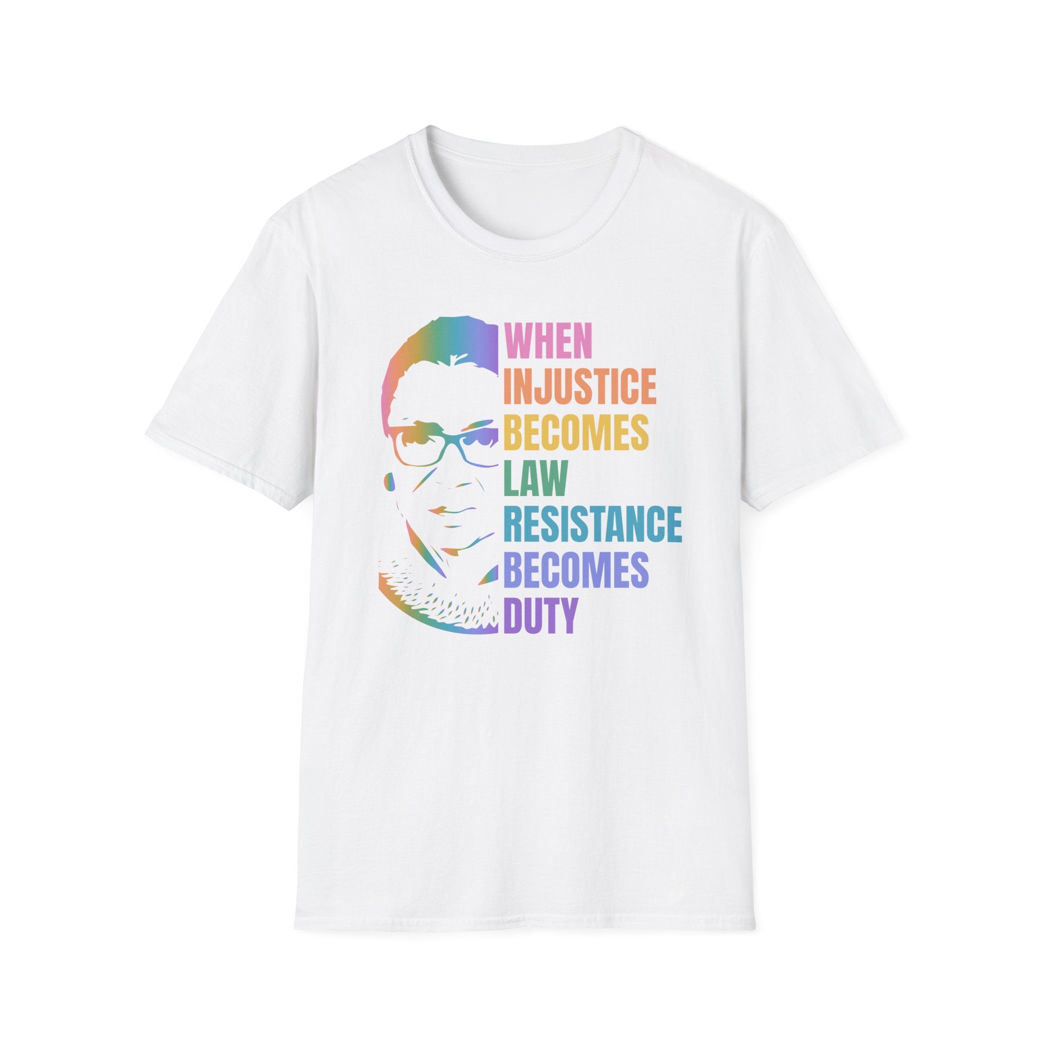 Injustice Becomes Law RBG T-Shirt