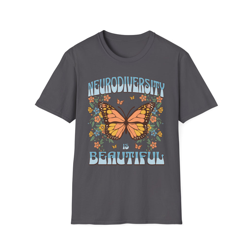 Neurodiversity is Beautiful Butterfly T-Shirt