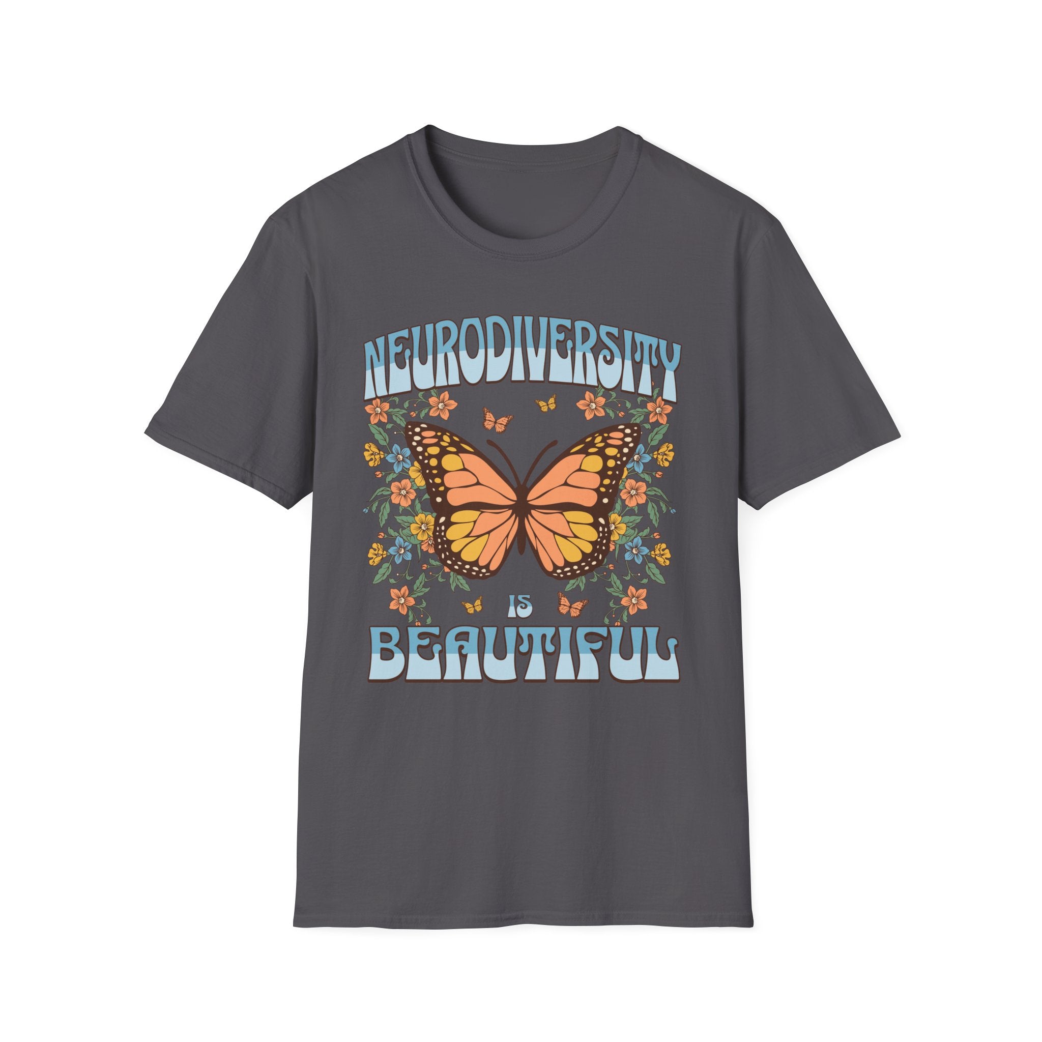 Neurodiversity is Beautiful Butterfly T-Shirt