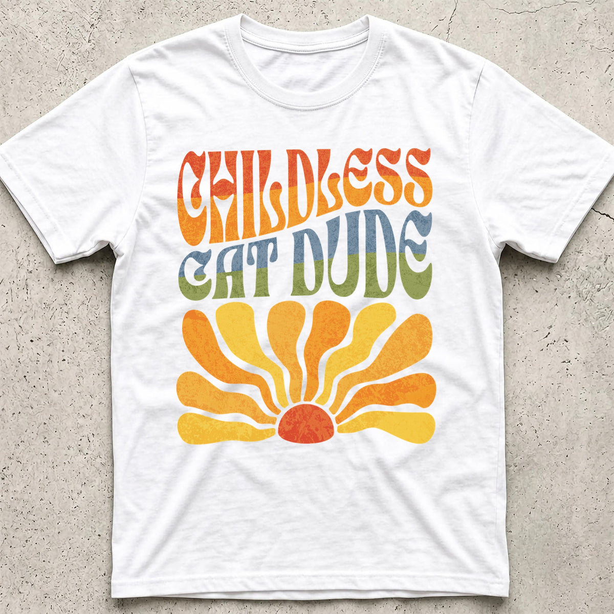 Childless Cat Dude Boho T-Shirt