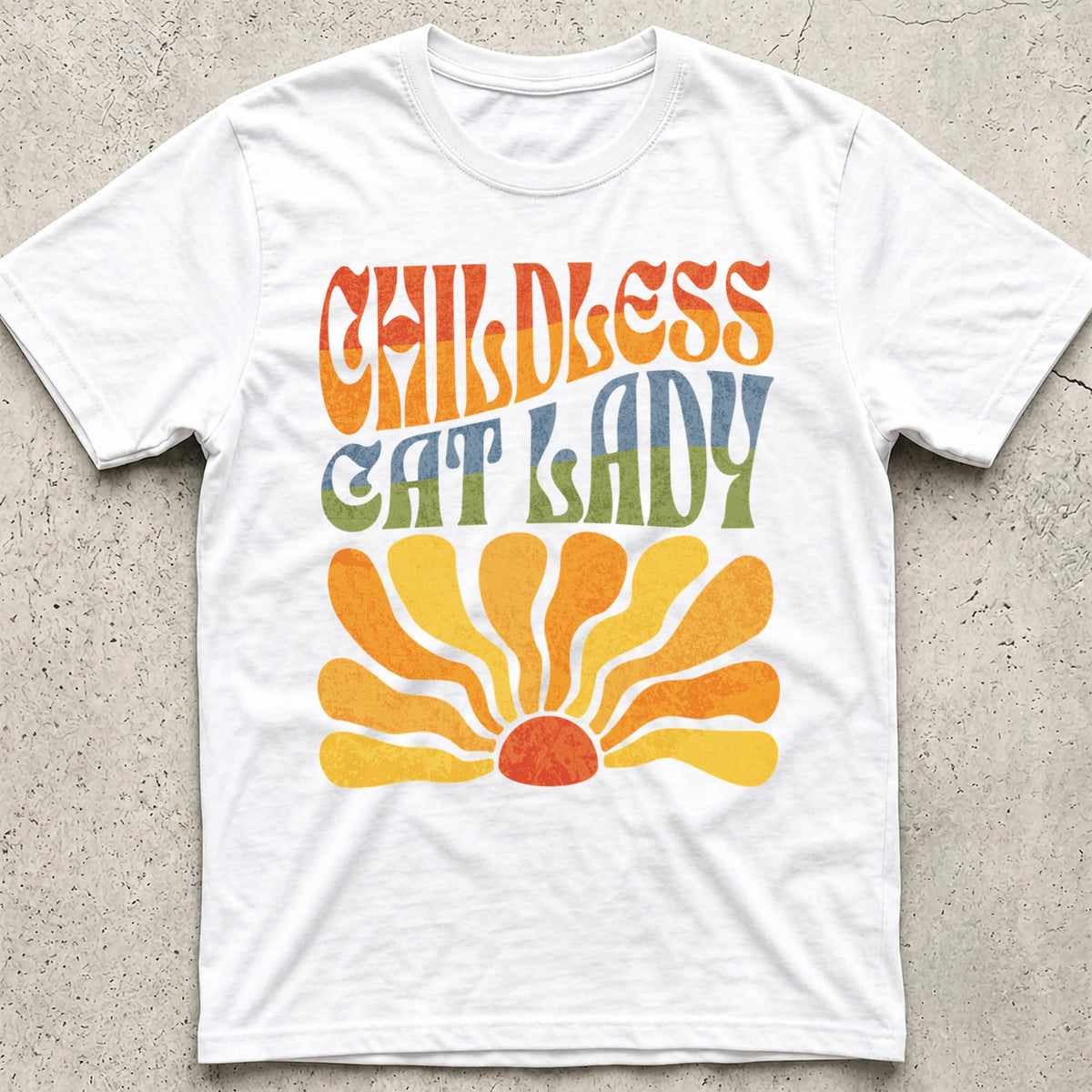Childless Cat Lady Boho T-Shirt