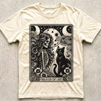 Childless Cat Lady Tarot Moon T-Shirt