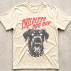 Childless Dog Dad Punk T-Shirt