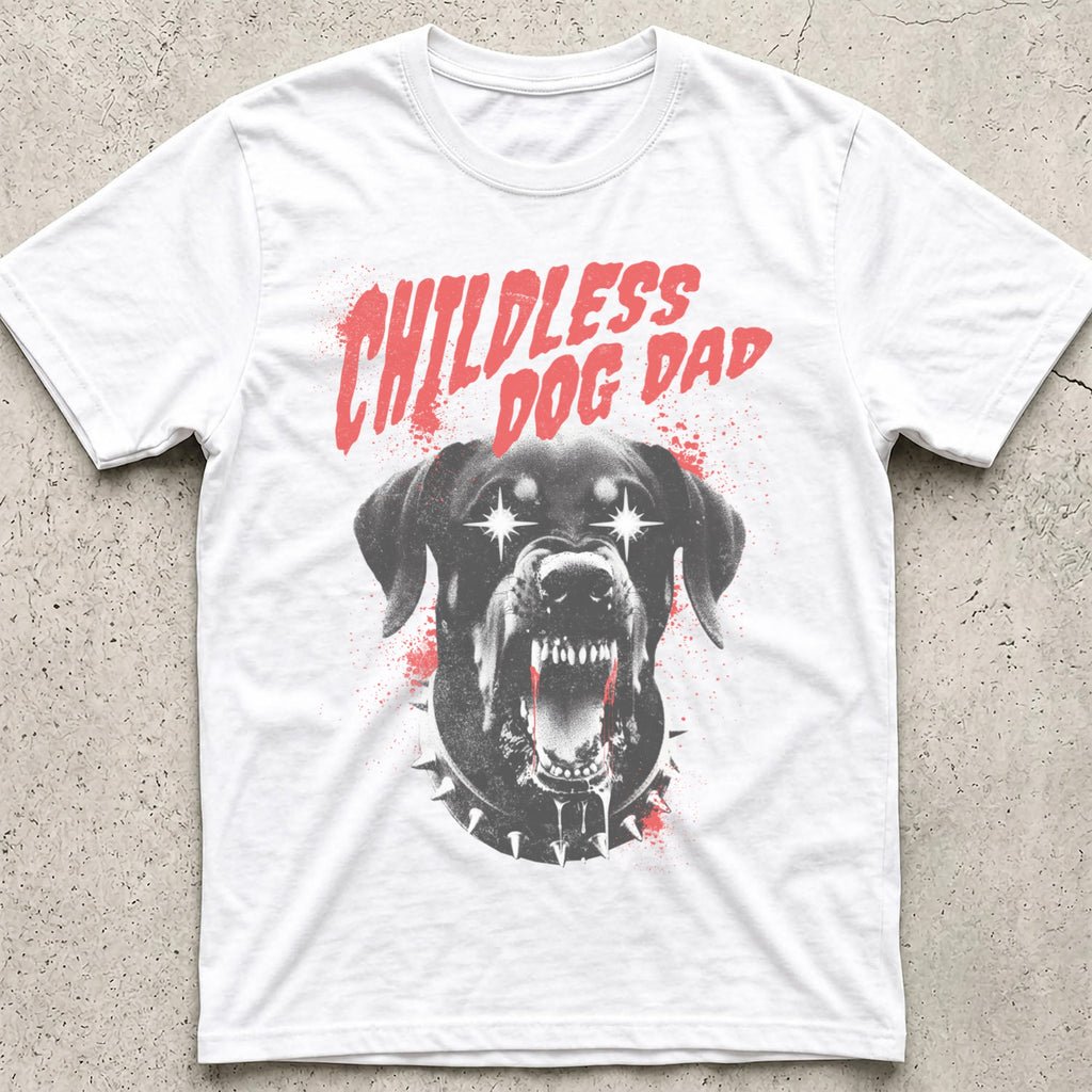 Childless Dog Dad Punk T-Shirt