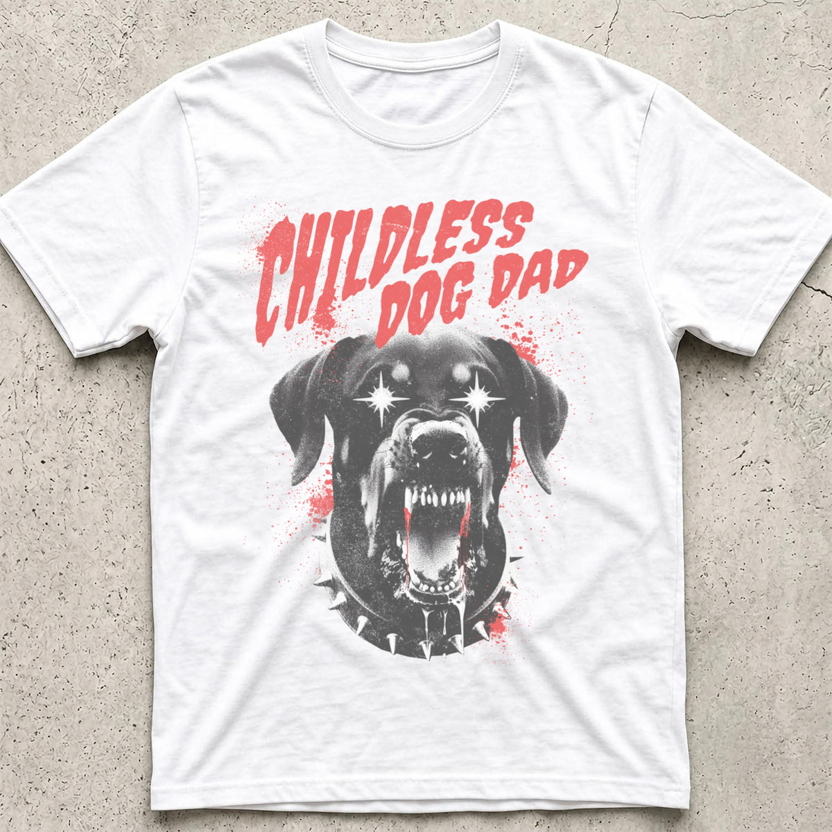 Childless Dog Dad Punk T-Shirt