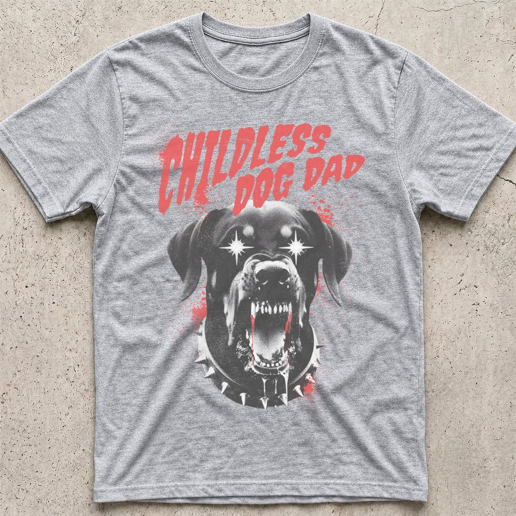 Childless Dog Dad Punk T-Shirt