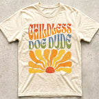 Childless Dog Dude Boho T-Shirt