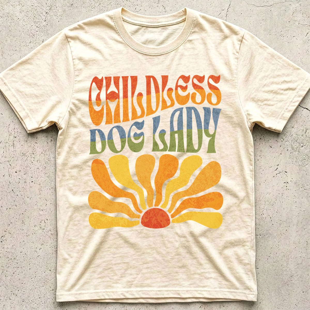 Childless Dog Lady Boho T-Shirt