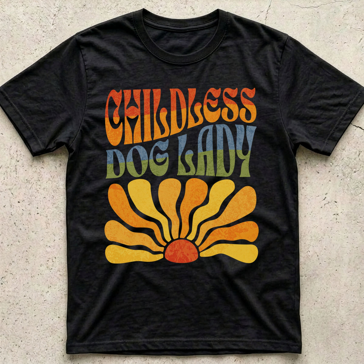 Childless Dog Lady Boho T-Shirt