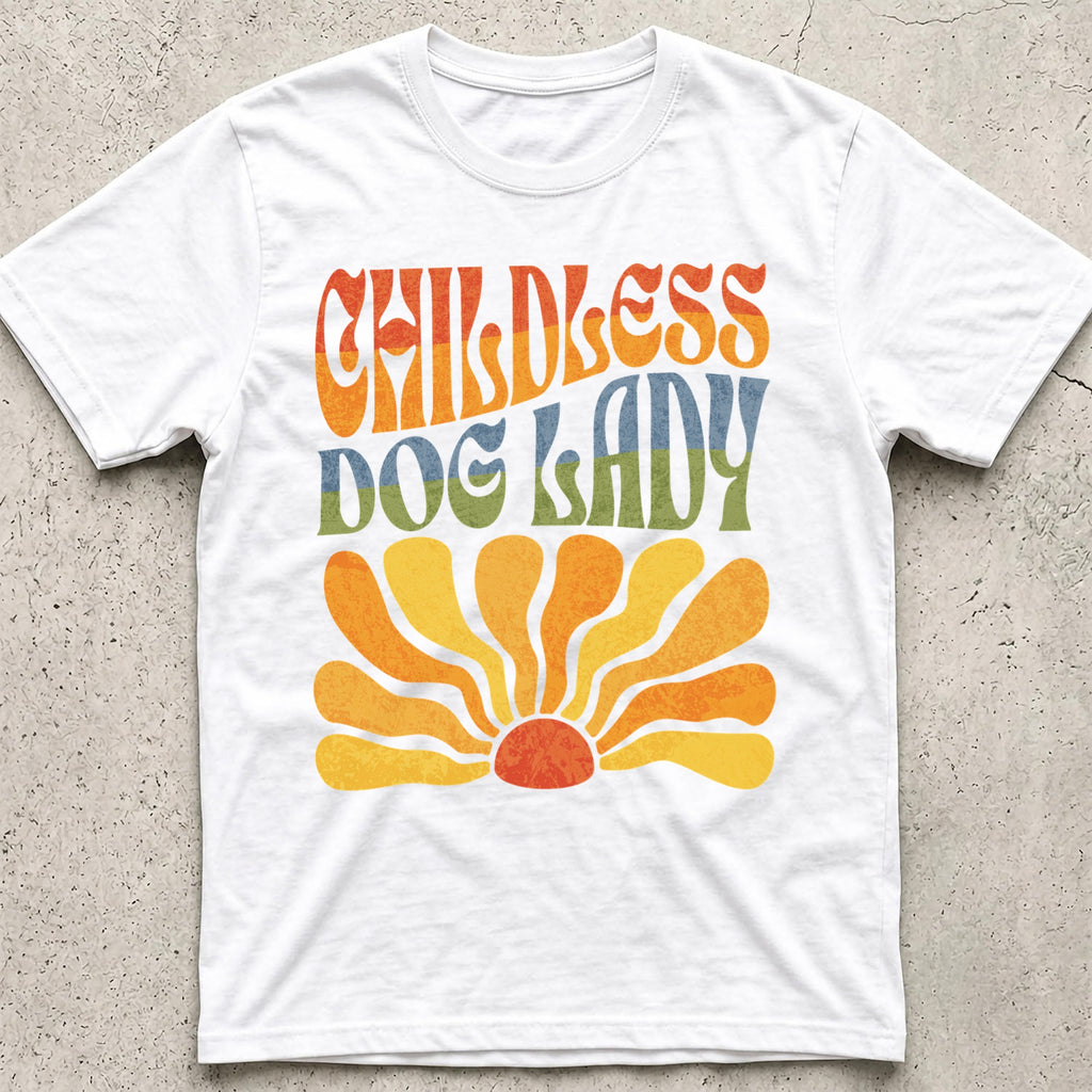 Childless Dog Lady Boho T-Shirt