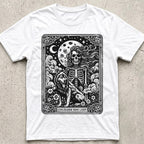 Childless Dog Lady Tarot Skeleton T-Shirt