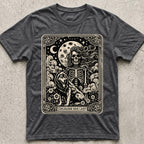 Childless Dog Lady Tarot Skeleton T-Shirt