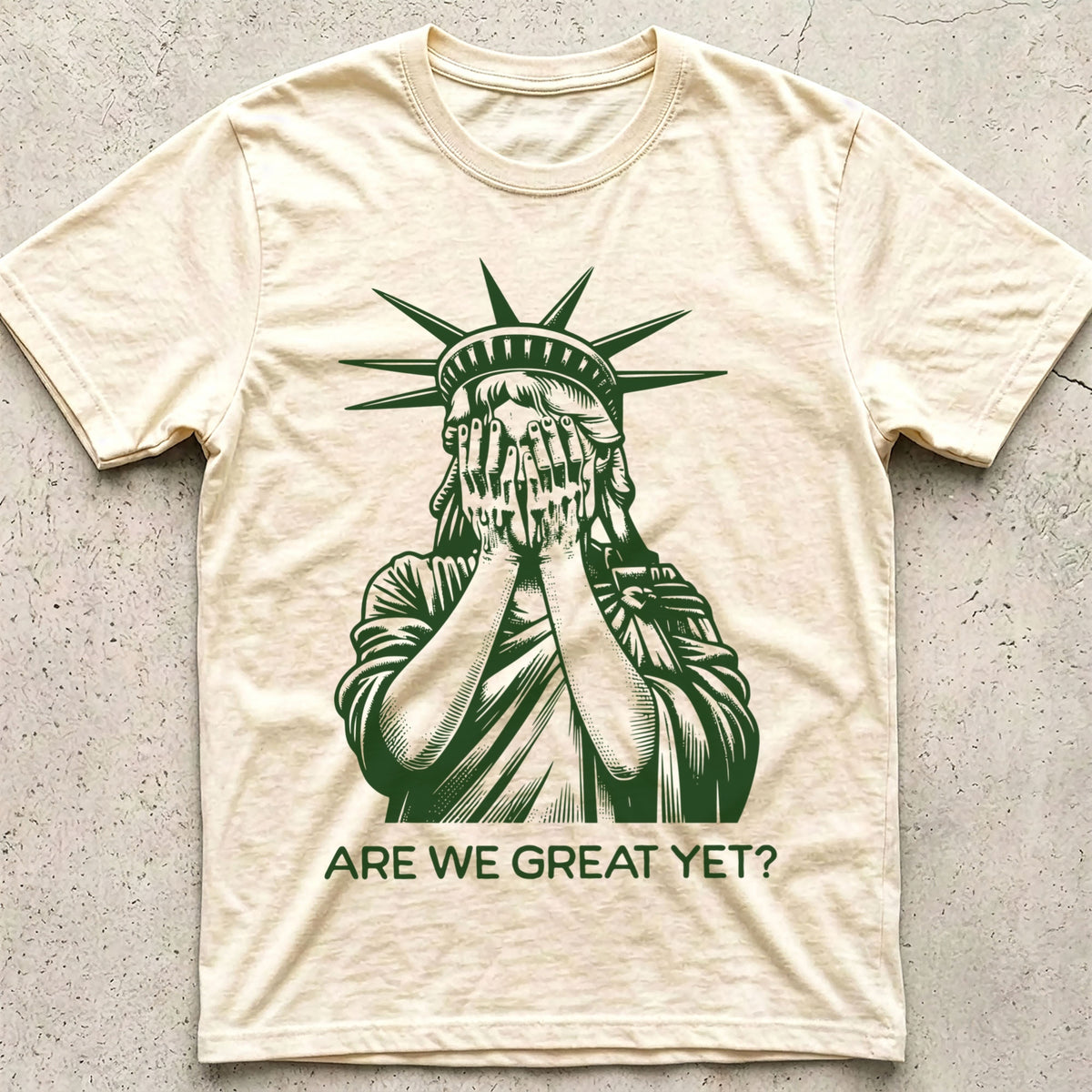 Crying Liberty Are We Great T-Shirt