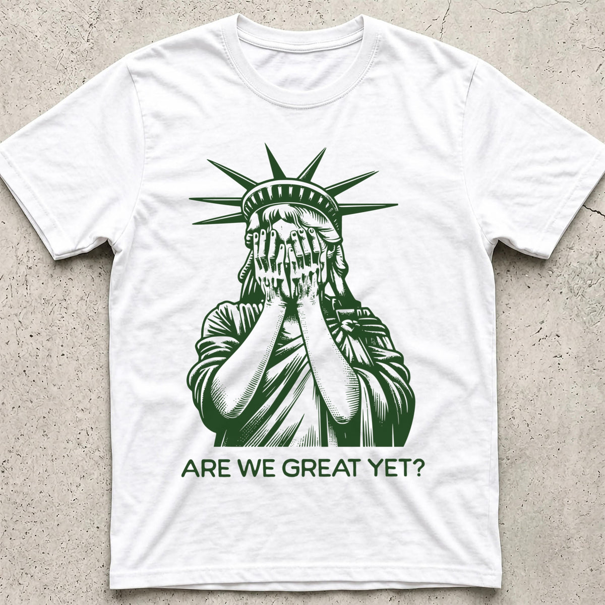 Crying Liberty Are We Great T-Shirt