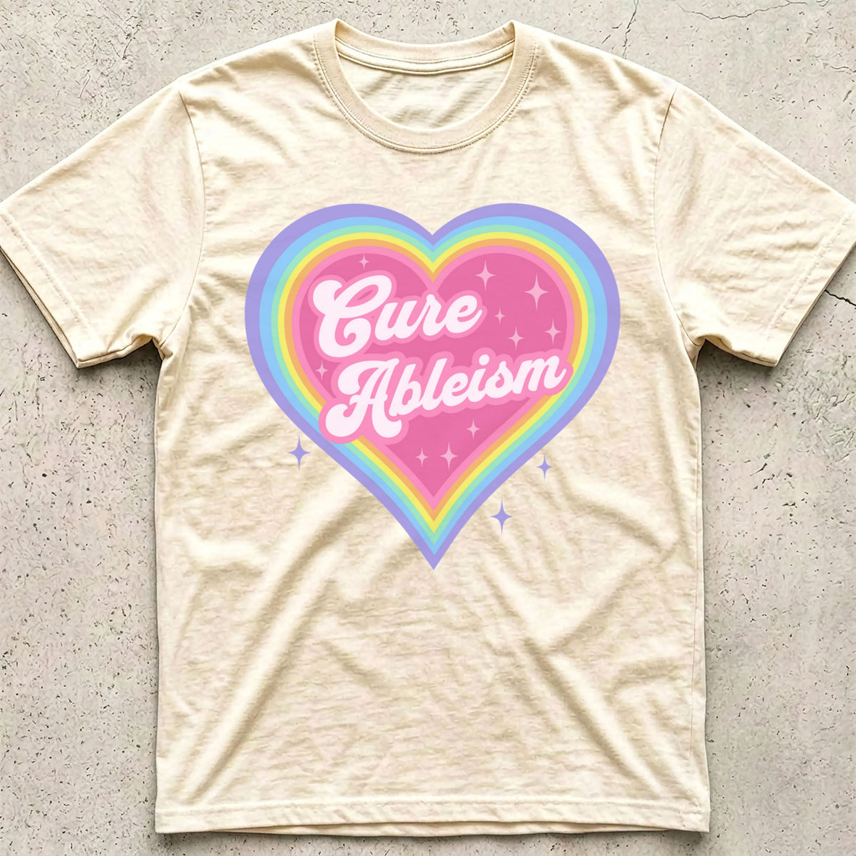 Cure Ableism Heart T-Shirt