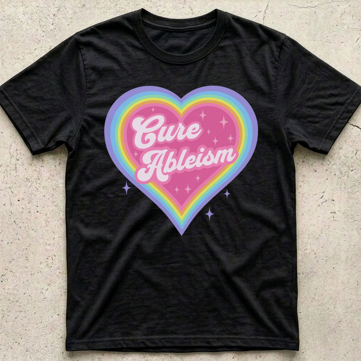 Cure Ableism Heart T-Shirt